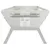 Produktbild 5 för Grillbricka silver 118x42x30,5 cm rostfritt stål