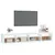 Produktbild 6 för Tv-bänk med LED-belysning vit 240x35x40 cm