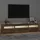 Tv-bänk med LED-belysning Rökfärgad ek 195x35x40 cm