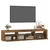 Produktbild 6 för Tv-bänk med LED-belysning Rökfärgad ek 195x35x40 cm