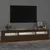 Produktbild 3 för Tv-bänk med LED-belysning brun ek 195x35x40 cm
