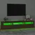 Produktbild 4 för Tv-bänk med LED-belysning brun ek 195x35x40 cm