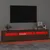 Produktbild 5 för Tv-bänk med LED-belysning brun ek 195x35x40 cm