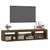 Produktbild 6 för Tv-bänk med LED-belysning brun ek 195x35x40 cm