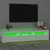 Produktbild 4 för Tv-bänk med LED-belysning vit 180x35x40 cm