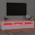 Produktbild 5 för Tv-bänk med LED-belysning vit 180x35x40 cm