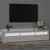 Produktbild 3 för Tv-bänk med LED-belysning vit högglans 180x35x40 cm