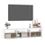 Produktbild 6 för Tv-bänk med LED-belysning vit högglans 180x35x40 cm