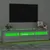 Produktbild 4 för Tv-bänk med LED-belysning grå sonoma 180x35x40 cm