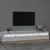 Produktbild 3 för Tv-bänk med LED-belysning vit 240x35x40 cm