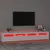 Produktbild 5 för Tv-bänk med LED-belysning vit 240x35x40 cm