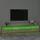 Tv-bänk med LED-belysning sonoma ek 240x35x40 cm