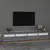 Produktbild 3 för TV-bänk med LED-belysning grå sonoma 240x35x40 cm
