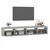 Produktbild 6 för TV-bänk med LED-belysning grå sonoma 240x35x40 cm