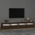 Produktbild 3 för Tv-bänk med LED-belysning brun ek 240x35x40 cm