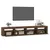 Produktbild 6 för Tv-bänk med LED-belysning brun ek 240x35x40 cm