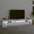 Produktbild 3 för Tv-bänk med LED-belysning Vit 260x36,5x40 cm