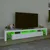 Produktbild 4 för Tv-bänk med LED-belysning vit 230x36,5x40 cm