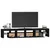 Produktbild 6 för Tv-bänk med LED-belysning svart 230x36,5x40 cm