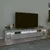 Produktbild 3 för Tv-bänk med LED-belysning betonggrå 230x36,5x40 cm