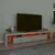 Produktbild 5 för Tv-bänk med LED-belysning betonggrå 230x36,5x40 cm