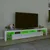 Produktbild 4 för Tv-bänk med LED-belysning vit högglans 230x36,5x40 cm