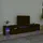 Tv-bänk med LED-belysning Svart 215x36,5x40 cm