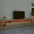 Produktbild 5 för Tv-bänk med LED-belysning sonoma ek 290x36,5x40 cm