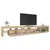 Produktbild 6 för Tv-bänk med LED-belysning sonoma ek 290x36,5x40 cm