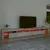 Produktbild 5 för Tv-bänk med LED-belysning betonggrå 290x36,5x40 cm