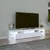 Produktbild 3 för Tv-bänk med LED-belysning vit 200x36,5x40 cm