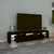 Produktbild 3 för Tv-bänk med LED-belysning svart 200x36,5x40 cm