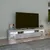 Produktbild 3 för Tv-bänk med LED-belysning betonggrå 200x36,5x40 cm