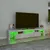 Produktbild 4 för Tv-bänk med LED-belysning betonggrå 200x36,5x40 cm