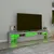 Produktbild 4 för TV-bänk med LED-belysning grå sonoma 200x36,5x40 cm
