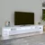 Produktbild 3 för Tv-bänk med LED-belysning Vit 260x36,5x40 cm