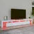 Produktbild 5 för Tv-bänk med LED-belysning Vit 260x36,5x40 cm