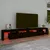 Produktbild 5 för Tv-bänk med LED-belysning svart 260x36,5x40 cm