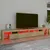 Produktbild 5 för Tv-bänk med LED-belysning sonoma ek 260x36,5x40 cm