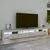 Produktbild 3 för Tv-bänk med LED-belysning betonggrå 260x36,5x40 cm