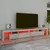 Produktbild 5 för Tv-bänk med LED-belysning betonggrå 260x36,5x40 cm