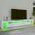 Produktbild 4 för Tv-bänk med LED-belysning vit högglans 260x36,5x40 cm