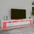 Produktbild 5 för Tv-bänk med LED-belysning vit högglans 260x36,5x40 cm