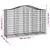 Produktbild 5 för Gabion bågformad 200x50x120/140 cm galvaniserat järn