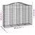 Produktbild 5 för Gabion bågformad 200x50x140/160 cm galvaniserat järn