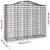 Produktbild 5 för Gabion bågformad 200x50x160/180 cm galvaniserat järn