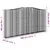 Produktbild 5 för Gabion bågformad 400x30x200/220 cm galvaniserat järn
