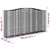 Produktbild 5 för Gabion bågformad 400x50x200/220 cm galvaniserat järn