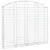 Produktbild 2 för Gabion bågformad 200x30x160/180 cm galvaniserat järn