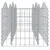Produktbild 4 för Gabion bågformad 200x50x50 cm galvaniserat järn